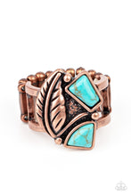 Load image into Gallery viewer, Make the NEST of It - Copper Feather Ring Paparazzi
