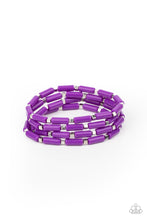 Load image into Gallery viewer, Radiantly Retro - Purple Bracelet Paparazzi
