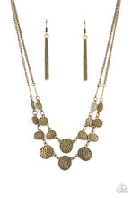 Load image into Gallery viewer, Pebble Me Pretty - Brass Necklace
