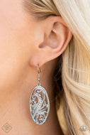 High Tide Terrace - Silver Fashion Fix Earrings Paparazzi