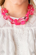 Oceanic Opulence - Pink Fashion Fix Necklace Paparazzi