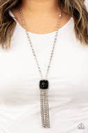 Seaside Season - Black Speckle Necklace Paparazzi