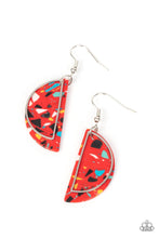 Load image into Gallery viewer, Flashdance Fashionista - Red Earrings
