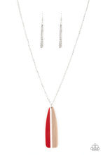 Load image into Gallery viewer, Grab a Paddle - Red Wood Necklace Paparazzi
