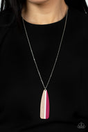 Grab a Paddle - Pink Necklace Paparazzi