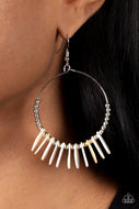 Caribbean Cocktail - White Shell Earrings Paparazzi