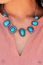 Load image into Gallery viewer, Albuquerque Artisan - Blue Crackle Necklace Paparazzi
