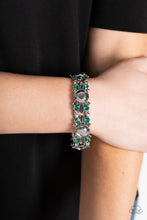 Load image into Gallery viewer, Definitively Diva - Green Emerald Bracelet Paparazzi
