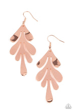 Load image into Gallery viewer, A FROND Farewell - Copper Earrings Paparazzi
