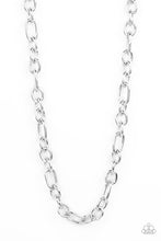 Load image into Gallery viewer, Ringside Throne - Silver Chain Necklace Paparazzi
