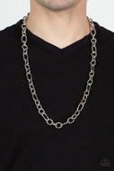 Ringside Throne - Silver Chain Necklace Paparazzi