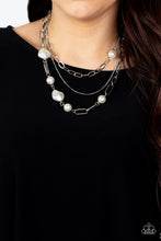 Load image into Gallery viewer, Modern Innovation - White Necklace Paparazzi
