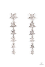 Load image into Gallery viewer, Americana Attitude - White Star Earrings
