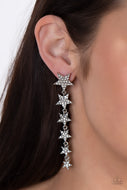 Americana Attitude - White Star Earrings