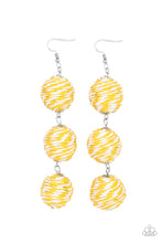 Load image into Gallery viewer, Laguna Lanterns - Yellow Earrings Paparazzi
