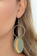 Leafy Laguna - Multi-Color Earrings Paparazzi
