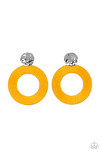 Load image into Gallery viewer, Strategically Sassy - Yellow Earrings Paparazzi
