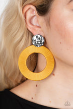 Load image into Gallery viewer, Strategically Sassy - Yellow Earrings Paparazzi
