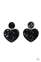 Load image into Gallery viewer, Just a Little Crush - Black Earrings
