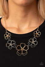 Load image into Gallery viewer, Time to GROW - Gold and Silver Flower Necklace Paparazzi
