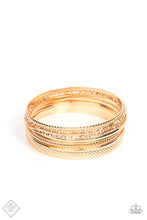 Load image into Gallery viewer, Circlet Circus - Gold Bangle Bracelets Paparazzi
