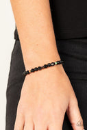 Interstellar Solitude - Black Oil Spill Urban Bracelet Paparazzi