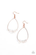 Load image into Gallery viewer, South Beach Serenity - Copper Earrings Paparazzi

