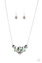 Load image into Gallery viewer, Lavishly Loaded - Silver Multi-Color Necklace Paparazzi
