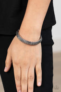 Risk-Taking Twinkle - Silver Stretchy Bracelet Paparazzi