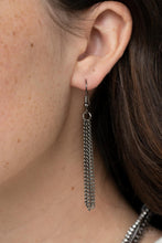 Load image into Gallery viewer, Undauntingly Urban - Black Gunmetal Necklace Paparazzi
