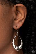 Classic Keepsake - Black Gunmetal Earrings Paparazzi