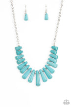 Load image into Gallery viewer, Mojave Empress - Blue Crackle Necklace Paparazzi
