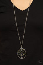 Load image into Gallery viewer, Autumn Abundance - Green Tree Necklace Paparazzi
