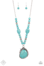 Load image into Gallery viewer, Southwest Paradise - Blue Crackle Necklace Paparazzi
