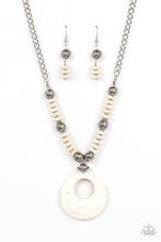 Load image into Gallery viewer, Oasis Goddess - White Crackle Necklace Paparazzi
