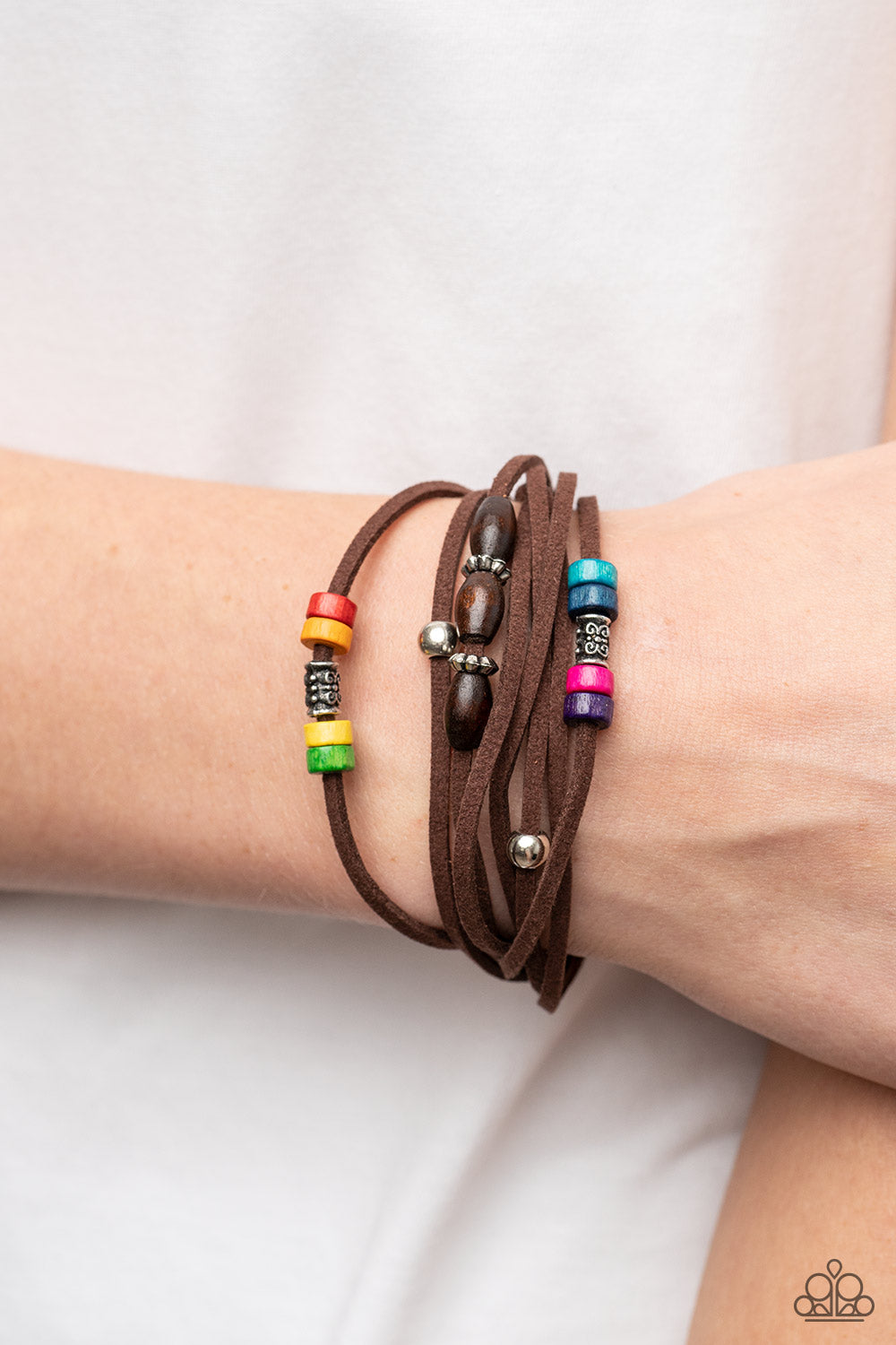 Have a WANDER-ful Day - Multi-Color Bracelet