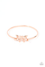 Load image into Gallery viewer, Did I FLUTTER? - Copper Butterfly Bracelet Paparazzi
