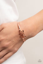 Load image into Gallery viewer, Did I FLUTTER? - Copper Butterfly Bracelet Paparazzi
