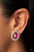 Load image into Gallery viewer, Haute Happy Hour - Pink Clip On Earrings Paparazzi
