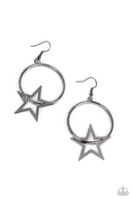 Load image into Gallery viewer, Superstar Showcase - Black Star Earrings Paparazzi
