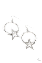 Load image into Gallery viewer, Superstar Showcase - White Star Earrings Paparazzi
