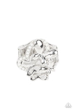 Load image into Gallery viewer, Fluttering Flashback - White Butterfly Ring Paparazzi
