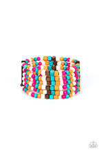 Load image into Gallery viewer, Dive into Maldives - Multi-Color Wood Bracelet Paparazzi
