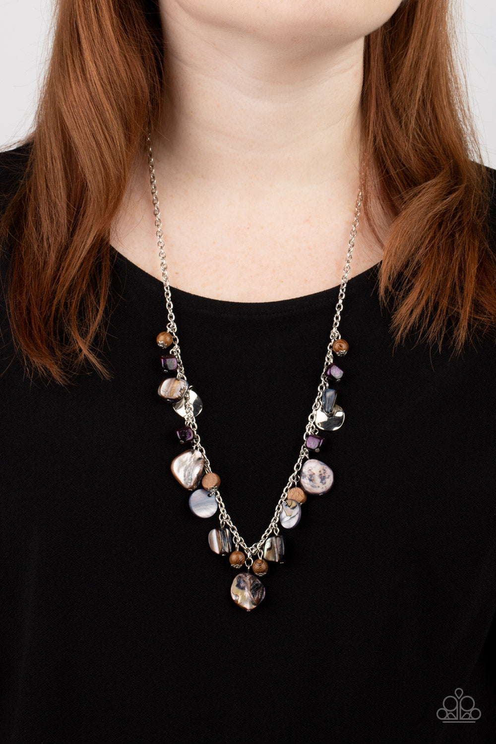 Caribbean Charisma - Purple Stone Necklace