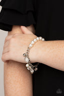 Adorningly Admirable - White Pearl Bracelet Paparazzi