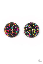 Load image into Gallery viewer, Kaleidoscope Sky - Black Mutli-Color Stud Earrings Paparazzi
