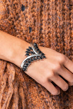 Load image into Gallery viewer, Teton Tiara - Black Cuff Bracelet Paparazzi

