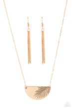 Load image into Gallery viewer, Cool, PALM, and Collected - Gold Necklace Paparazzi
