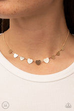 Load image into Gallery viewer, Dainty Desire - Gold Necklace Paparazzi
