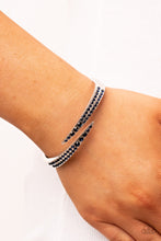 Load image into Gallery viewer, Sideswiping Shimmer - Blue Bracelet
